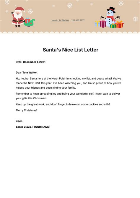 santa letter templates editable  printable