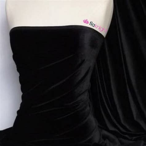 Velvet Velour Smooth Finish 4 Way Stretch Spandex Fabric Q559 By Tia Knight Ebay