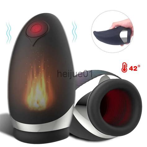 Masturbators Oral Like Automatic Male Masturbator Heating Vibrating Electric Pocket Pussy With 9