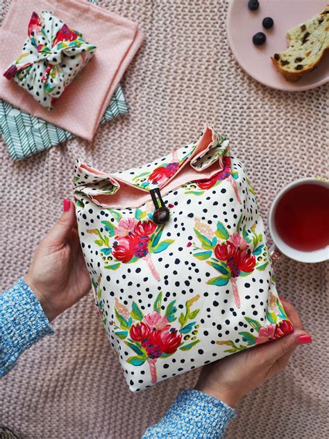 Fabric Lunch Bag Free Sewing Tutorial Sewing Free