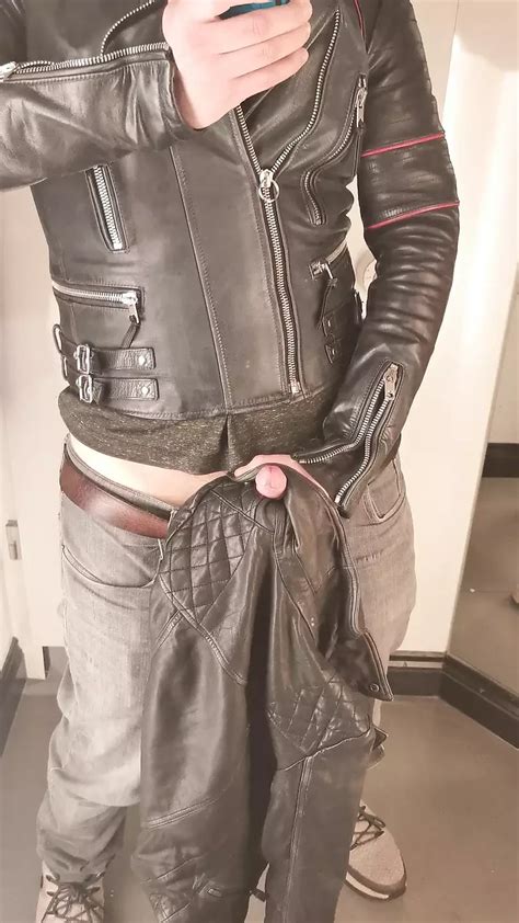 Having Fun With Girls Leather Jacket In The Changing Room Gay Man Man Porn XHamster