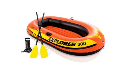 INTEX Explorer Inflatable Boat Series Explorer 300 Set