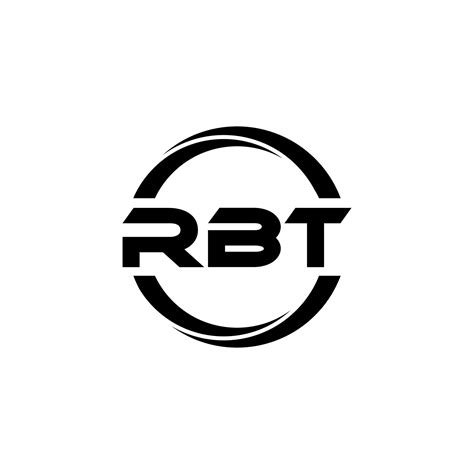 Rbt Letter Logo Design In Illustration Vector Logo Calligraphy