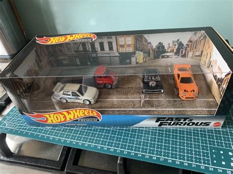 2019 HOT WHEELS Premium FAST FURIOUS DIORAMA BOX SET Charger Supra Jetta EUR 81 54 PicClick IT