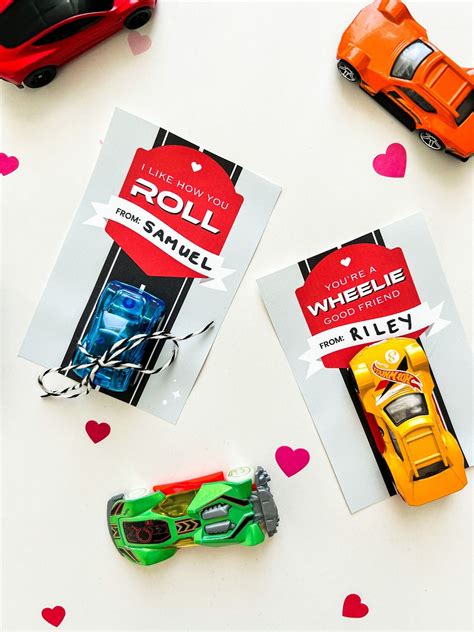 Car Toy Hot Wheels Valentine School Valentine Classroom Valentine Cute Valentine Printable