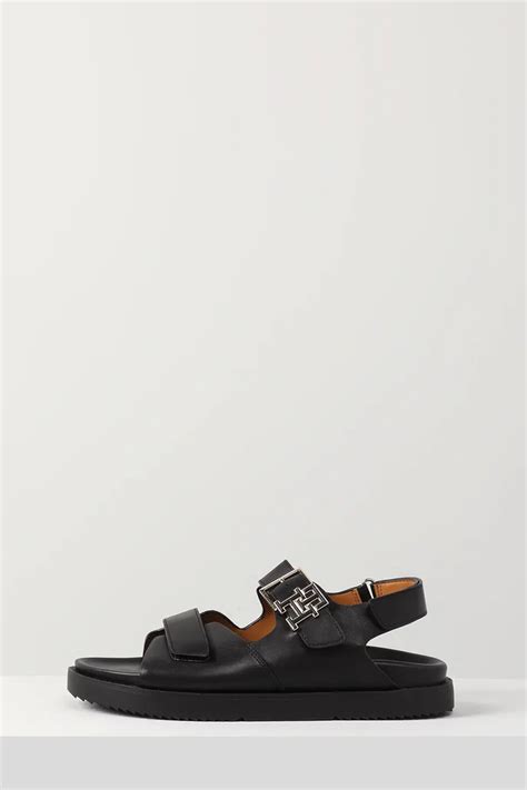 Сандалии кожаные на ремешках Tommy Hilfiger - цена 13990 ₽ купить в ...