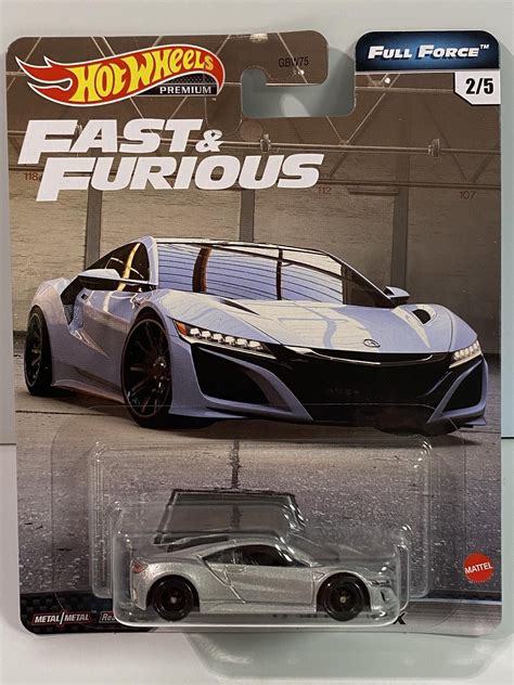 Toy Vehicles Fast And Furious Acura NSX Full Force Hot Wheels GJR Real Riders Hot Wheels