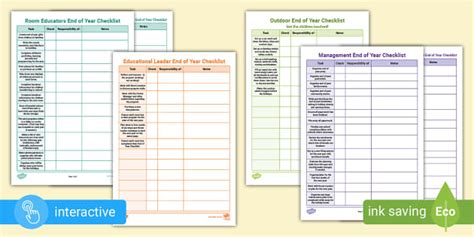 eylf   year checklists twinkl