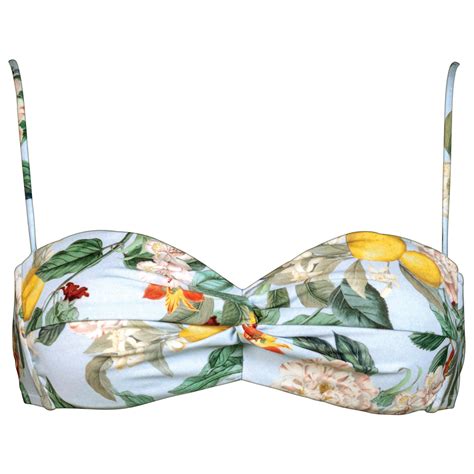 Watercult Lemon Infusion Bandeau Top Bikini Top Bikini Top Damen