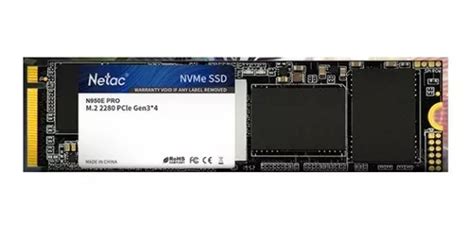 Disco Duro Ssd M2 Nvme Pcie Gen3 512gb Netac N930e Pro