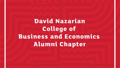 Csun Support The Nazarian College Alumni Chapter