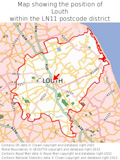 Where is Louth? Louth on a map