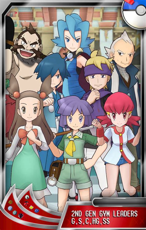 Pokemon - Johto Gym Leaders by leopassos100 on DeviantArt