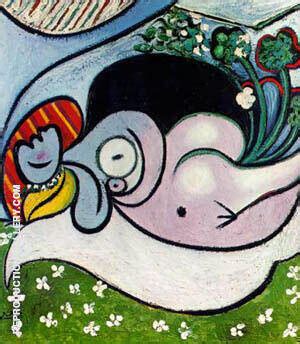 Reclining Nude With Flowers1932 Oil Painting Reproduction