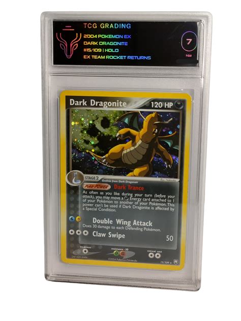 Pokemon Dark Dragonite Ex Team Rocket Returns Holo Graded Tcg