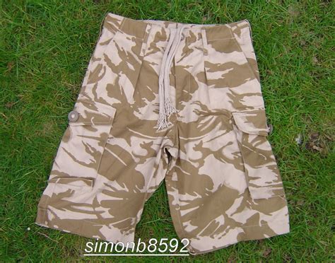 British Army Surplus Issue Desert Shorts G1 Soldier 9… Gem