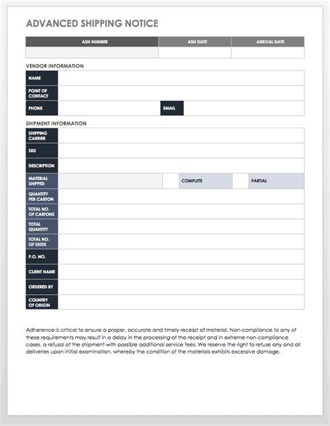 Shipping manifest template free - saverslasopa