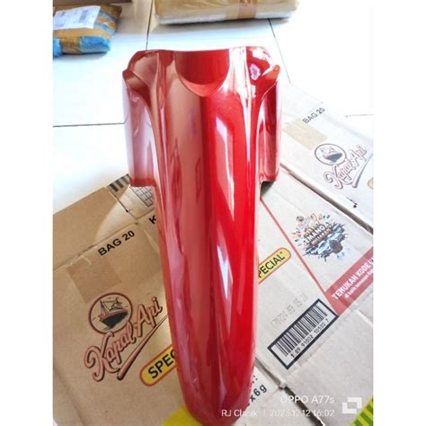 Merah Supra X New Batman Front Fender Maroon Red Color Shopee