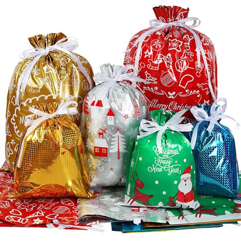 drawstring christmas gift bags 2