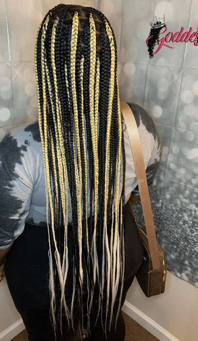 Cute Blonde Knotless Braids Hairstyles To Try In Womanly Modern