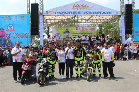 Ribuan Masyarakat Asahan Meriahkan Millenial Road Safety Festival 2019