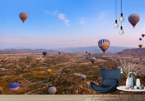 Download Cappadocia Living Room Mural Wallpaper | Wallpapers.com