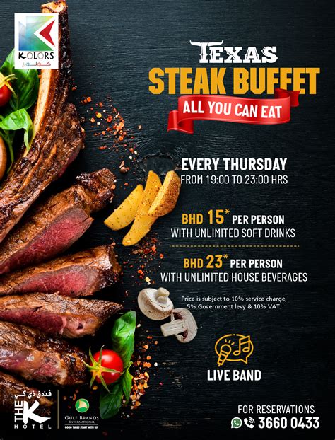 Texas Steak Buffet The K Hotel Bahrain Bahrain Hotel In Juffair