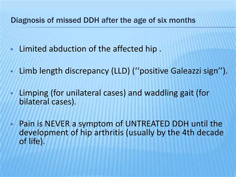 Developmental dysplasia of the hip | PPT