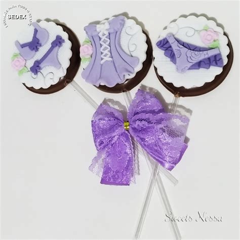 Pirulito De Chocolate Ch De Lingerie Elo Produtos Especiais