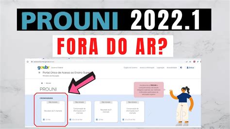 PROUNI 2022 1 FORA DO AR YouTube