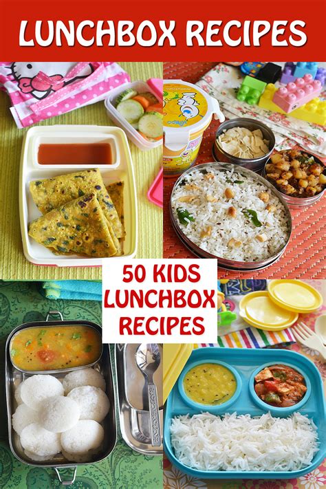 Lunchbox Recipes | Kids Lunch Box Recipes - Sharmis Passions