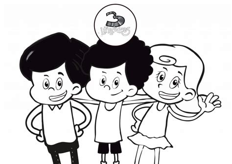 3 Palavrinhas Para Pintar - DESENHOS DOS TRÊS PALAVRINHAS PARA COLORIR PINTAR IMPRIMIR 3 ...