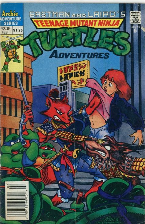 Teenage Mutant Turtles Adventures Archie Comics Vg Low Grade