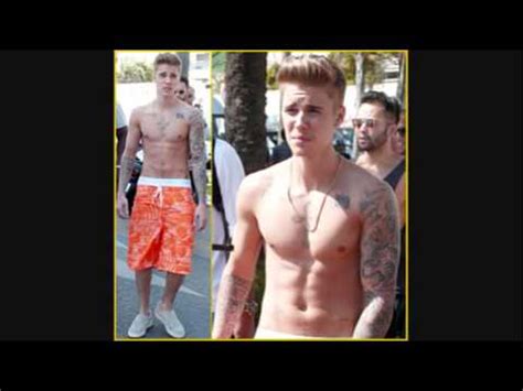 JUSTIN BIEBER NAKED ABS HOT SEXY YouTube