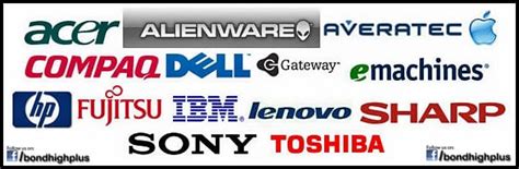 computer company logos gaming brands pc laptop symbols