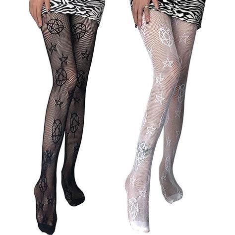 Collants Bas R Sille Motifs Paires Chaussettes Femmes Hollow Sexy