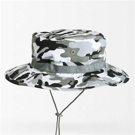 Gray Camo Boonie Hat Scout R Kula Tactical