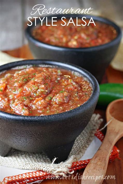 Restaurant Style Salsa Let S Dish Recipes