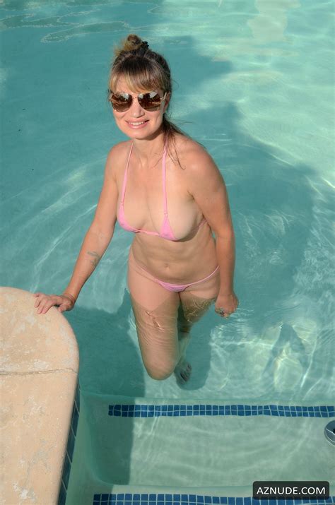 Rena Riffel In A Pink Micro Bikini By The Pool On A Hot Day In Beverly