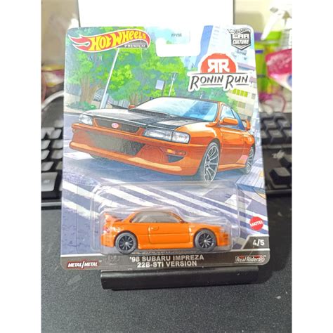 Hot Wheels Premium Ronin Subaru Impreza B STI Version Shopee Philippines