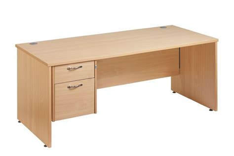 GM Panel Desk With Two Drawer Pedestal Online Reality