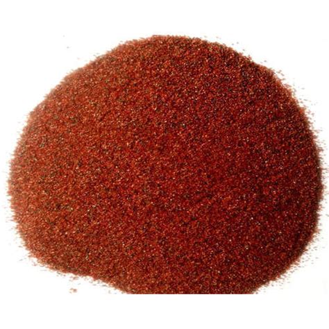 Abrasion Resistant Red Garnet Abrasive Sand For Construction Industry