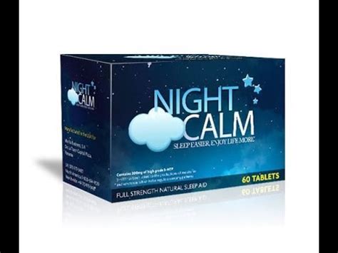 نايت كالم 1 مجم أقراص لعلاج الأرق ومشاكل النوم Night Calm Tablets - YouTube