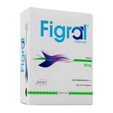 Figral (Sildenafil) 100 mg Caja con 20 Tabletas – Farmacia Sanorim