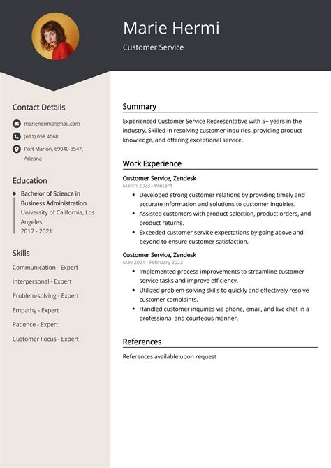 Customer Service Cv Example For 2024 Skills And Templates