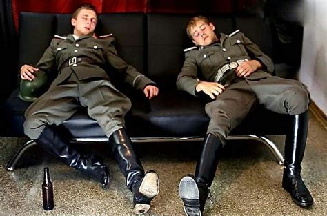 BOOTLUST Hot Army Men Military Men Leather Men Leather Boots Men S Uniform Men