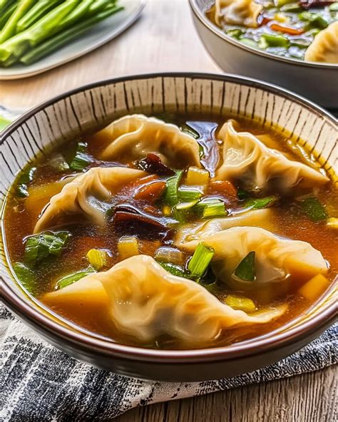 Quick Potsticker Hot And Sour Soup Recipe