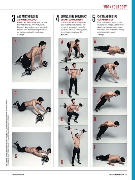 24 Ab Routine Mens Health Fat Burning Extremeabsworkout