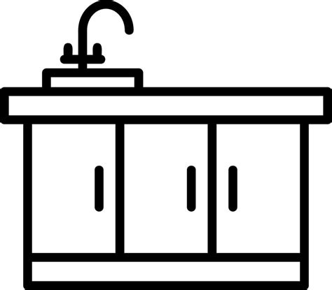 Kitchen Sink Vector Icon Design 16952423 Vector Art At Vecteezy