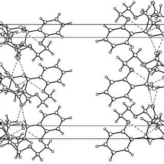 The H Bonded Chains Of I Along The B Axis Dashed Lines Indicate The